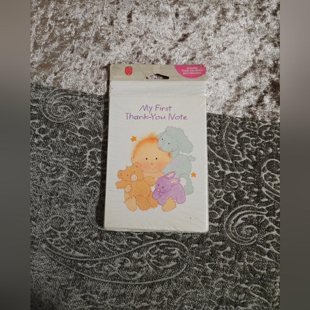 My First Thank You Notes. Vintage Note Cards